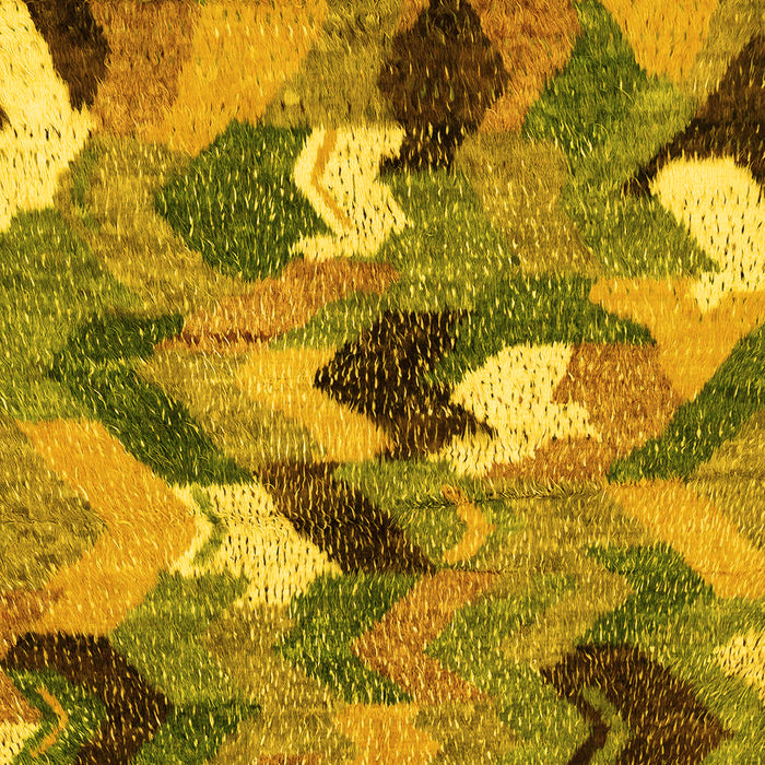 Machine Washable Abstract Yellow Modern Rug, wshabs2536yw