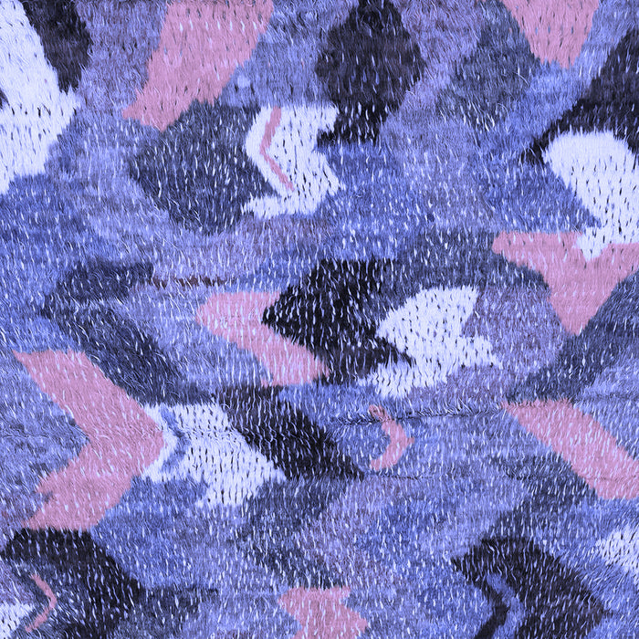 Machine Washable Abstract Blue Modern Rug, wshabs2536blu