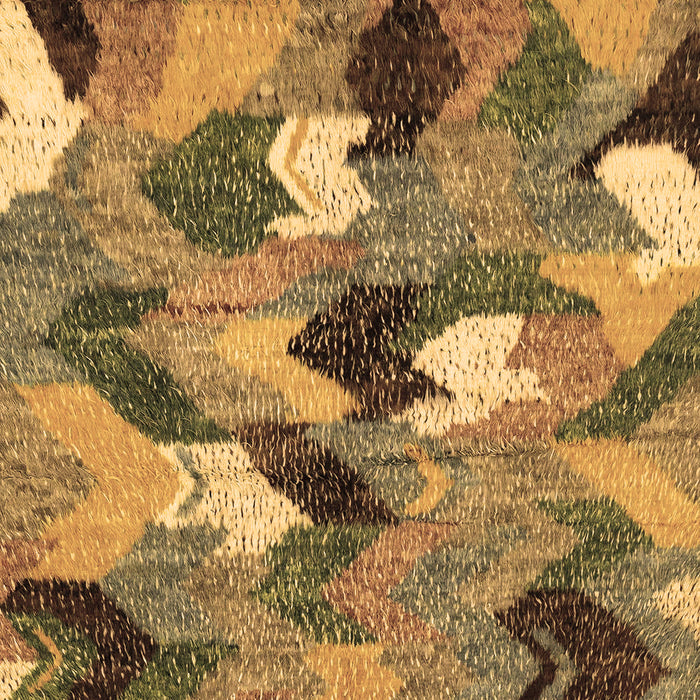 Machine Washable Abstract Brown Modern Rug, wshabs2536brn