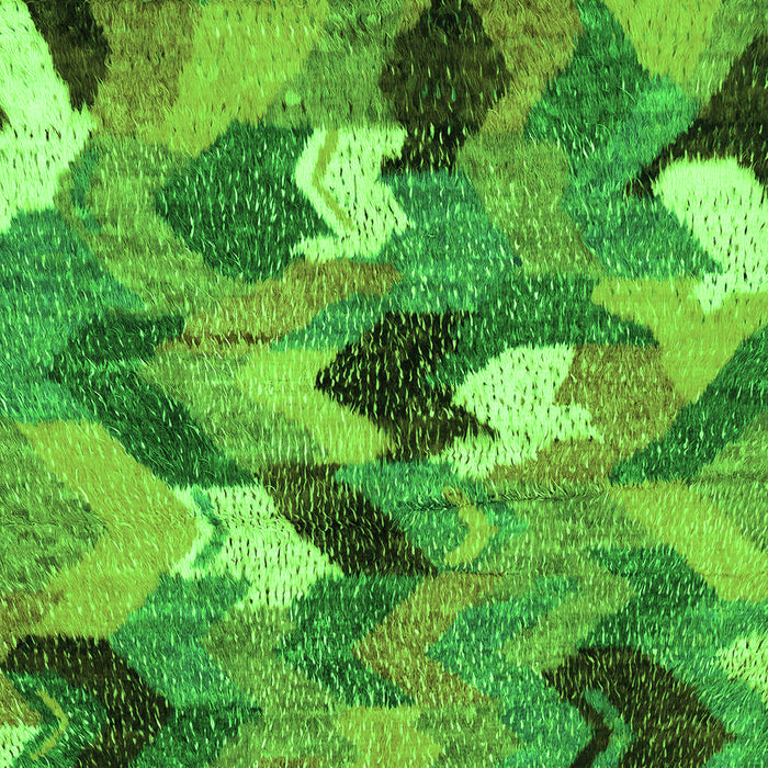 Machine Washable Abstract Green Modern Area Rugs, wshabs2536grn