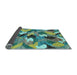 Sideview of Abstract Light Blue Modern Rug, abs2536lblu