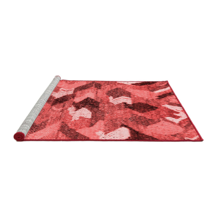 Modern Red Washable Rugs