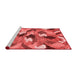 Modern Red Washable Rugs