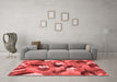 Modern Red Washable Rugs