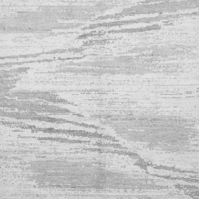 Square Solid Gray Modern Rug, abs2537gry