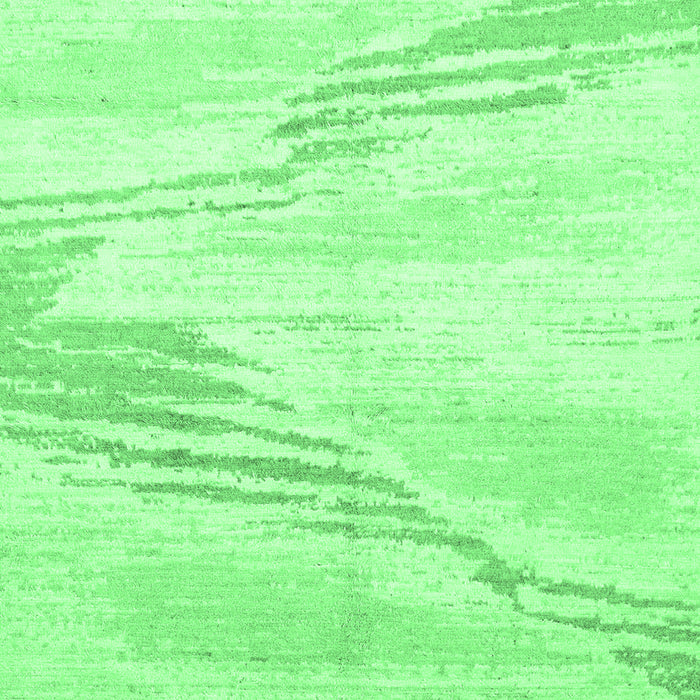 Square Solid Emerald Green Modern Rug, abs2537emgrn