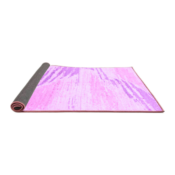 Sideview of Solid Purple Modern Rug, abs2537pur