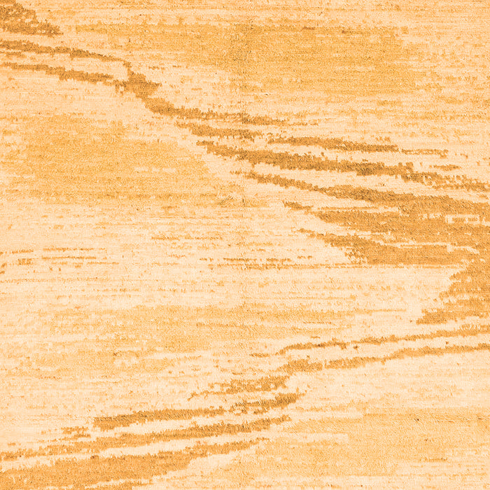 Square Machine Washable Solid Orange Modern Area Rugs, wshabs2537org