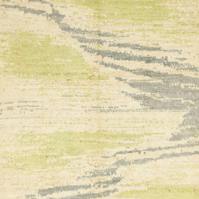 Machine Washable Abstract Sun Yellow Rug, wshabs2537