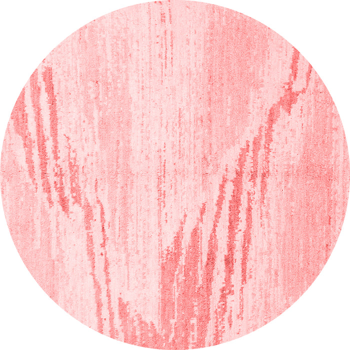 Machine Washable Solid Red Modern Rug, wshabs2537red