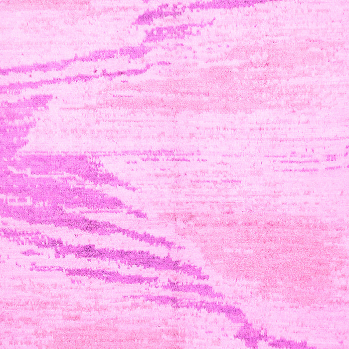 Machine Washable Solid Pink Modern Rug, wshabs2537pnk
