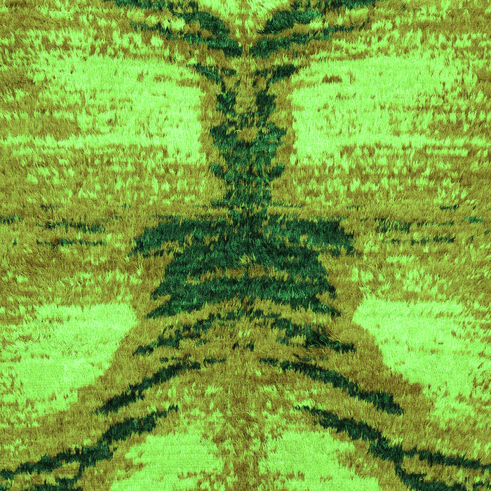 Abstract Green Modern Rug, abs2538grn