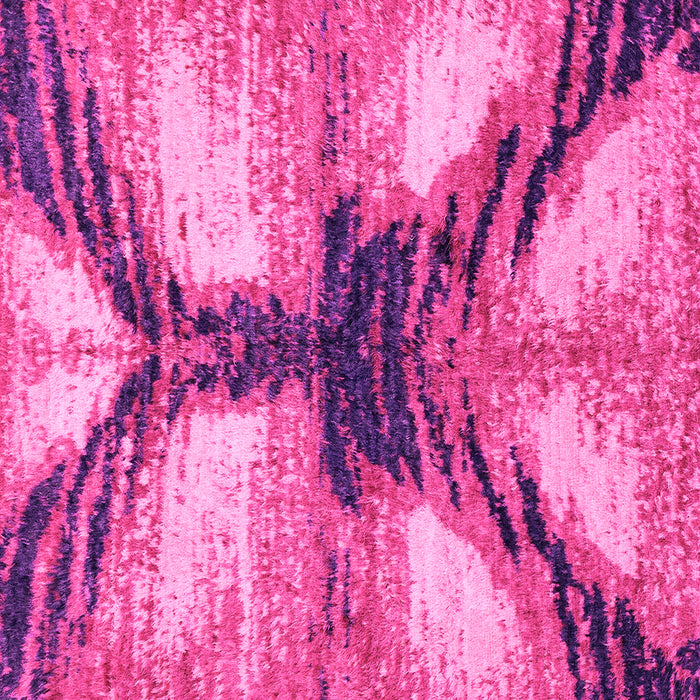 Square Abstract Pink Modern Rug, abs2538pnk