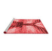 Modern Red Washable Rugs