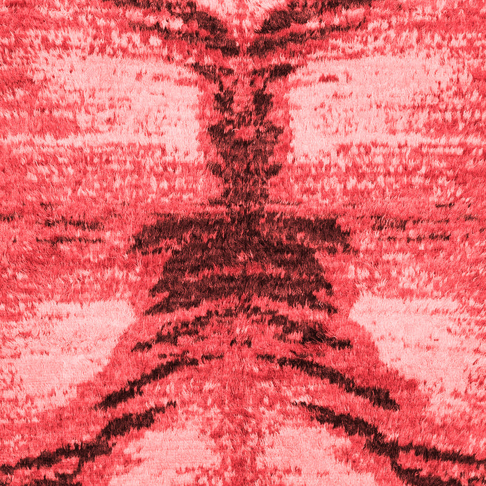 Abstract Red Modern Area Rugs