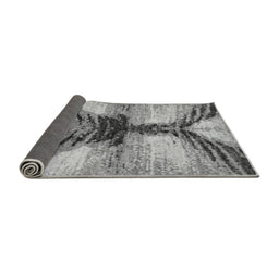 Sideview of Abstract Gray Modern Rug, abs2538gry