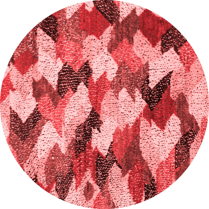 Machine Washable Abstract Red Modern Rug, wshabs2539red