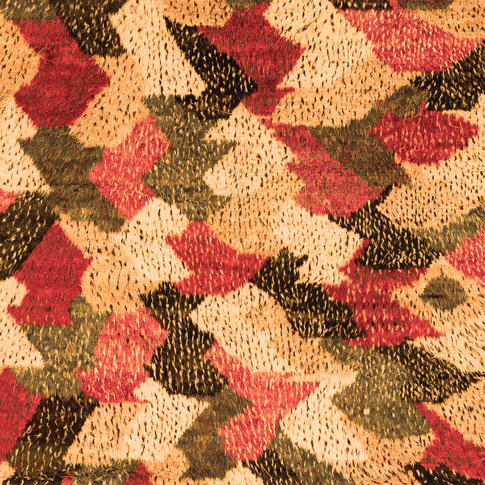 Machine Washable Abstract Orange Modern Area Rugs, wshabs2539org