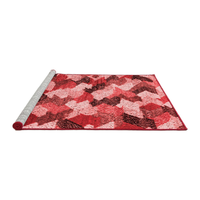 Modern Red Washable Rugs