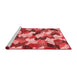 Modern Red Washable Rugs