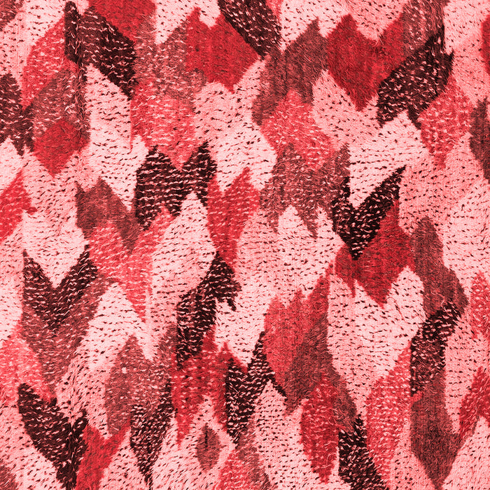 Abstract Red Modern Rug, abs2539red