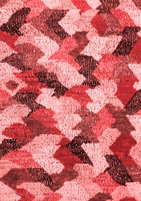 Abstract Red Modern Rug, abs2539red