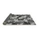 Sideview of Abstract Gray Modern Rug, abs2539gry