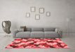 Modern Red Washable Rugs