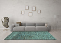 Machine Washable Abstract Light Blue Modern Rug, wshabs253lblu