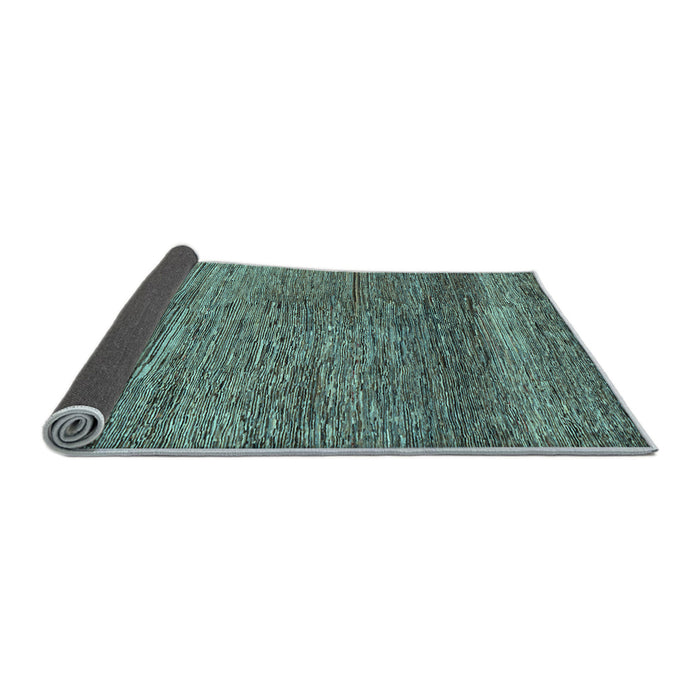 Sideview of Abstract Light Blue Modern Rug, abs253lblu