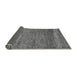 Sideview of Abstract Gray Modern Rug, abs253gry