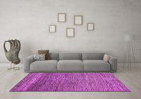 Machine Washable Abstract Purple Modern Rug, wshabs253pur