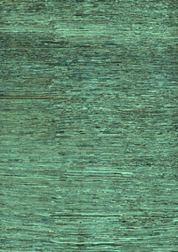 Abstract Turquoise Modern Rug, abs253turq