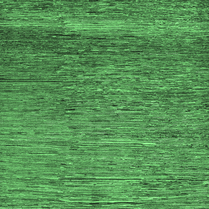 Square Machine Washable Abstract Emerald Green Modern Area Rugs, wshabs253emgrn