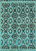 Machine Washable Abstract Light Blue Modern Rug, wshabs2540lblu