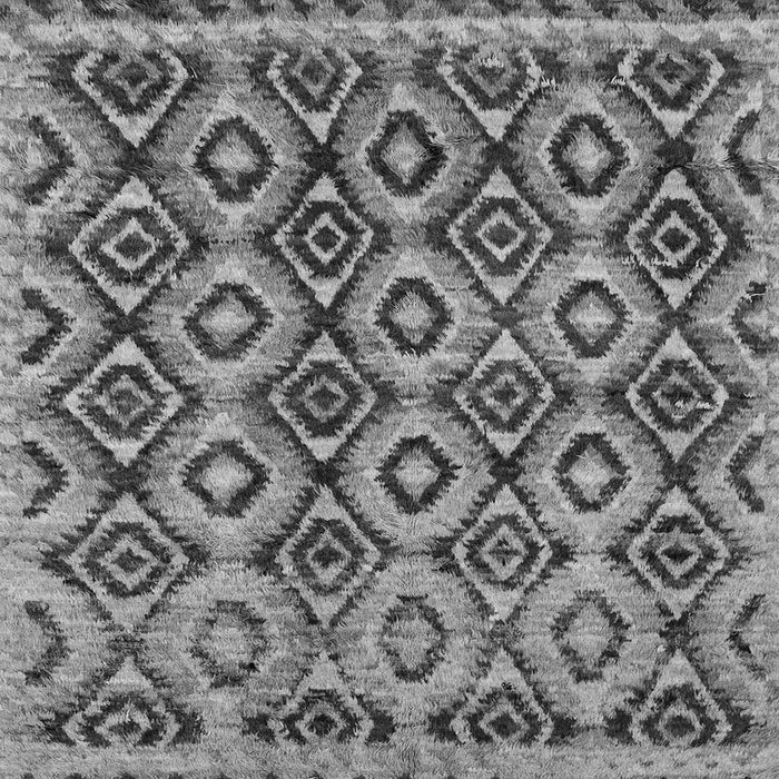 Square Machine Washable Abstract Gray Modern Rug, wshabs2540gry
