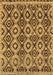 Machine Washable Abstract Brown Modern Rug, wshabs2540brn