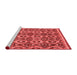 Modern Red Washable Rugs