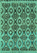 Abstract Turquoise Modern Rug, abs2540turq