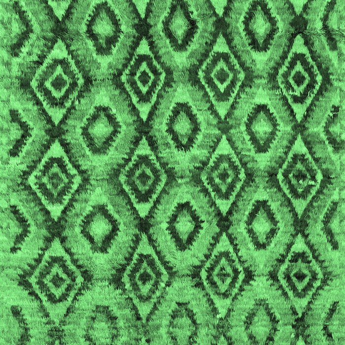 Machine Washable Abstract Emerald Green Modern Area Rugs, wshabs2540emgrn