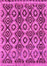 Machine Washable Abstract Pink Modern Rug, wshabs2540pnk