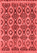 Abstract Red Modern Area Rugs