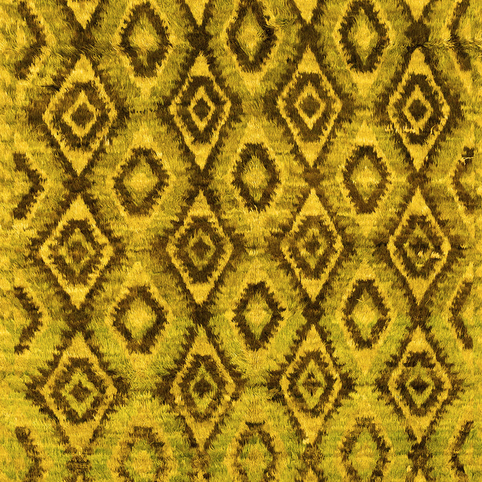 Abstract Yellow Modern Rug, abs2540yw