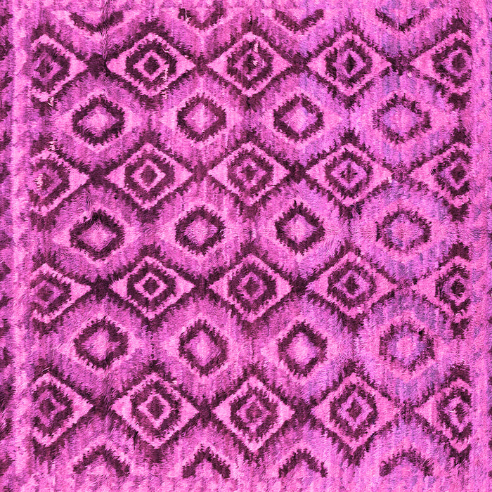 Square Machine Washable Abstract Pink Modern Rug, wshabs2540pnk
