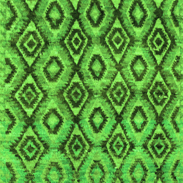 Machine Washable Abstract Green Modern Area Rugs, wshabs2540grn