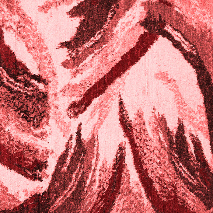 Machine Washable Abstract Red Modern Rug, wshabs2541red