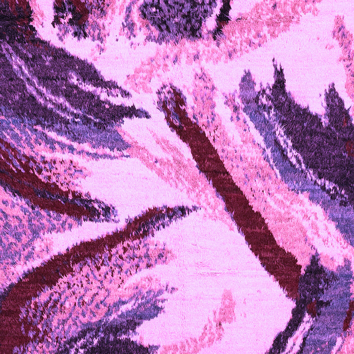 Machine Washable Abstract Purple Modern Area Rugs, wshabs2541pur