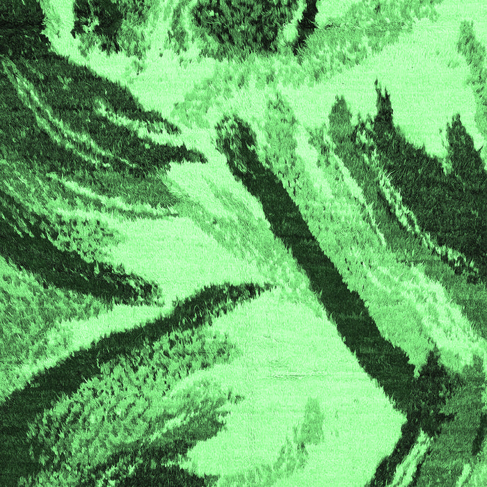 Abstract Emerald Green Modern Rug, abs2541emgrn