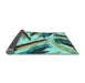 Sideview of Abstract Light Blue Modern Rug, abs2541lblu