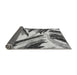 Sideview of Abstract Gray Modern Rug, abs2541gry